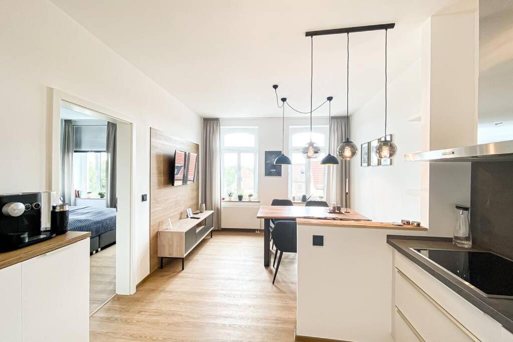 Luxus-Apartment In Leipzig Mit Privat-Parkplatz Εξωτερικό φωτογραφία