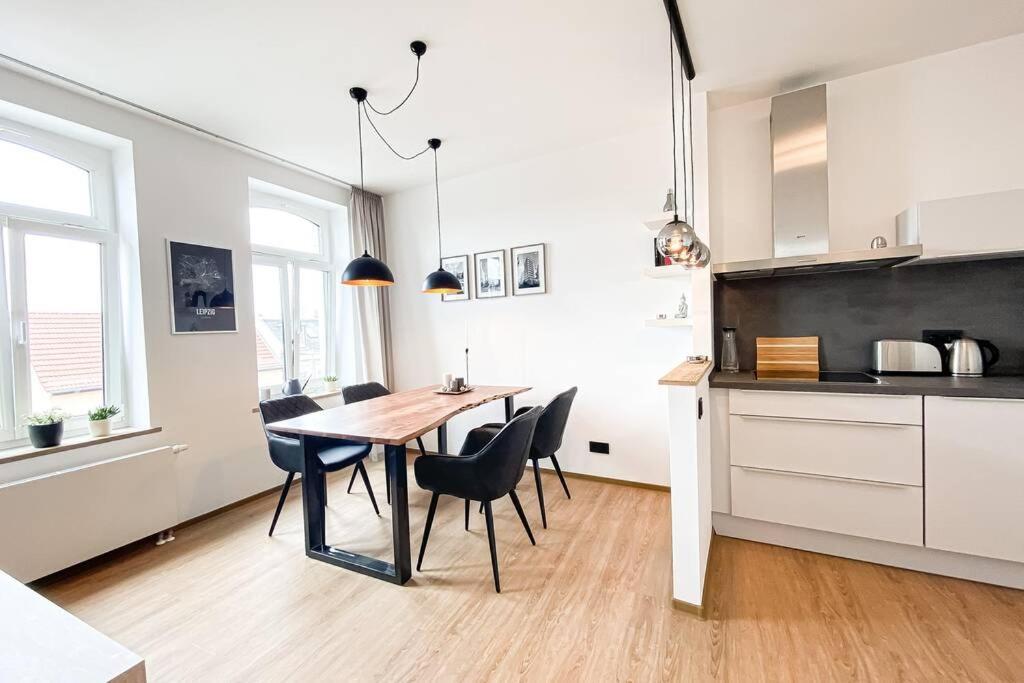 Luxus-Apartment In Leipzig Mit Privat-Parkplatz Εξωτερικό φωτογραφία