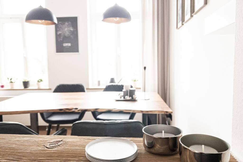 Luxus-Apartment In Leipzig Mit Privat-Parkplatz Εξωτερικό φωτογραφία